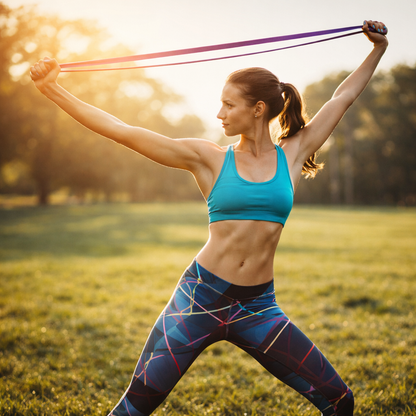 FlexPower™ – Banda Elástica Multifuerza para Tonificar, Rehabilitar y Entrenar Donde Quieras