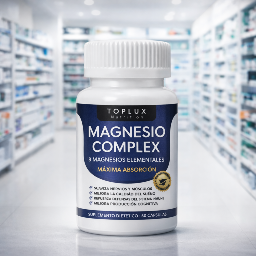 MagnaForce 8™ – Complejo de 8 Magnesios Elementales para Máxima Absorción, Energía y Recuperación Muscular