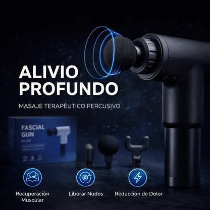 PowerGun Pro™ – Pistola de Masaje Percusivo de Alta Potencia para Alivio Muscular Profundo, Recuperación Rápida y Cuerpo Sin Tensión