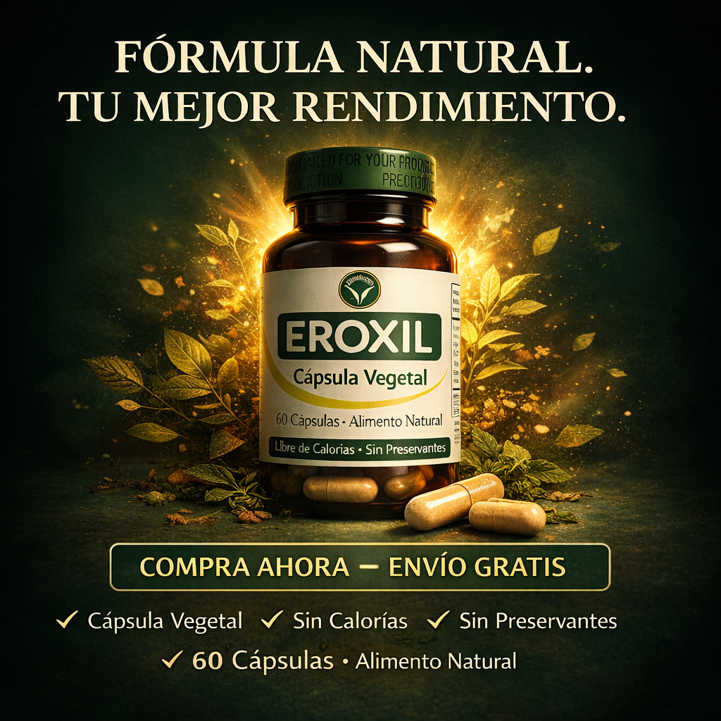 PureBoost Eroxil™ – Cápsulas Vegetales 100% Naturales, Sin Calorías ni Preservantes para Potenciar tu Vitalidad y Viralidad