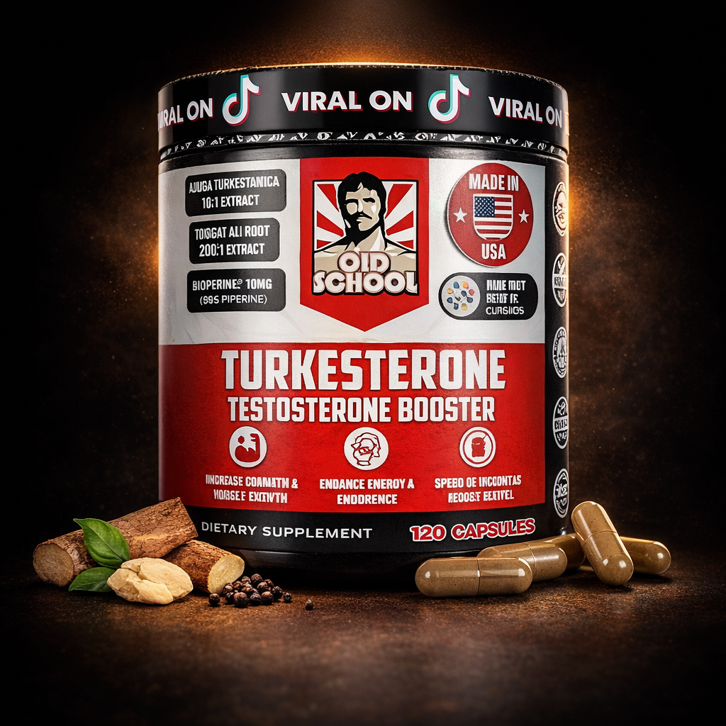 TurboTest Turkesterona™ – Potenciador Natural de Testosterona con Turkesterona para Aumentar Fuerza, Masa Muscular y Energía al Límite