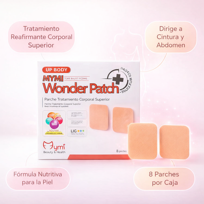 MYMI Wonder Patch™ – Parches Reductores de Absorción Rápida para Moldear Abdomen, Brazos y Rostro sin Esfuerzo
