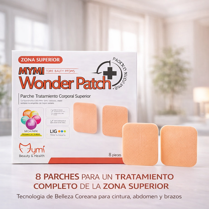 MYMI Wonder Patch™ – Parches Reductores de Absorción Rápida para Moldear Abdomen, Brazos y Rostro sin Esfuerzo