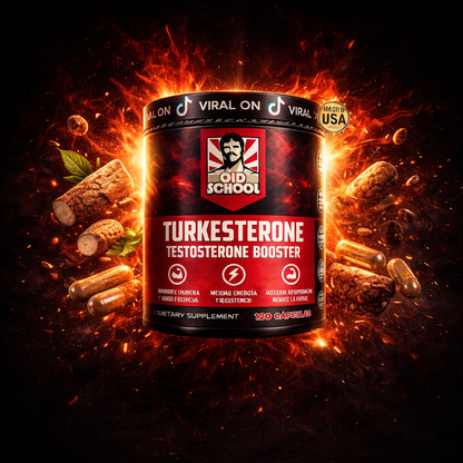 TurboTest Turkesterona™ – Potenciador Natural de Testosterona con Turkesterona para Aumentar Fuerza, Masa Muscular y Energía al Límite